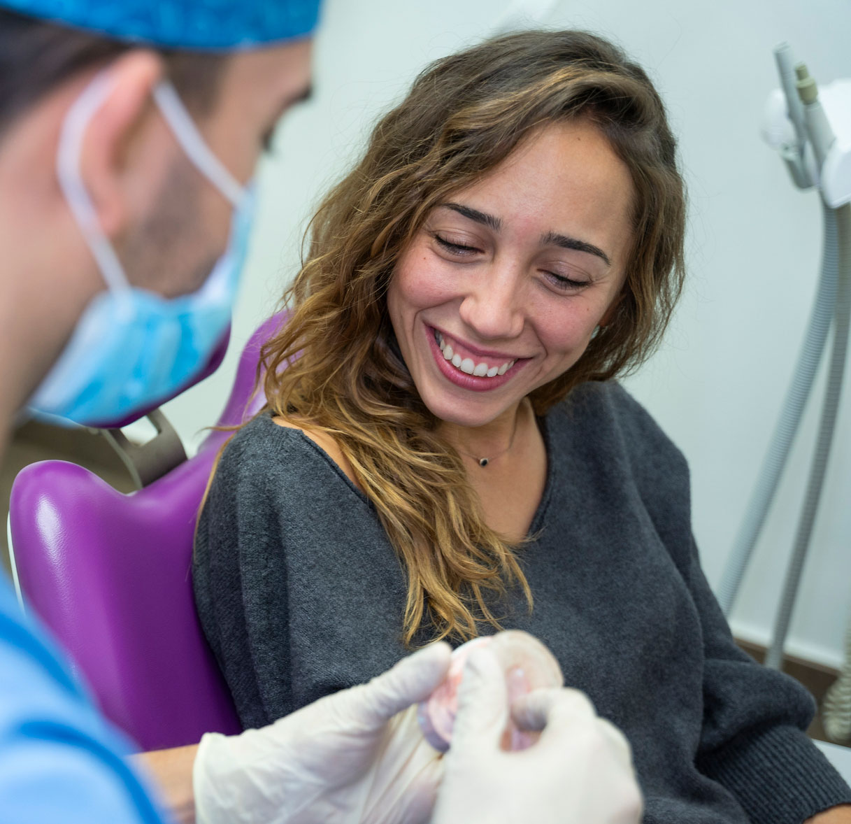 Happy dentla patient